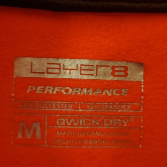 Layer 8 Performance Pink Athletic Workout Sweater - Picture 3 of 5